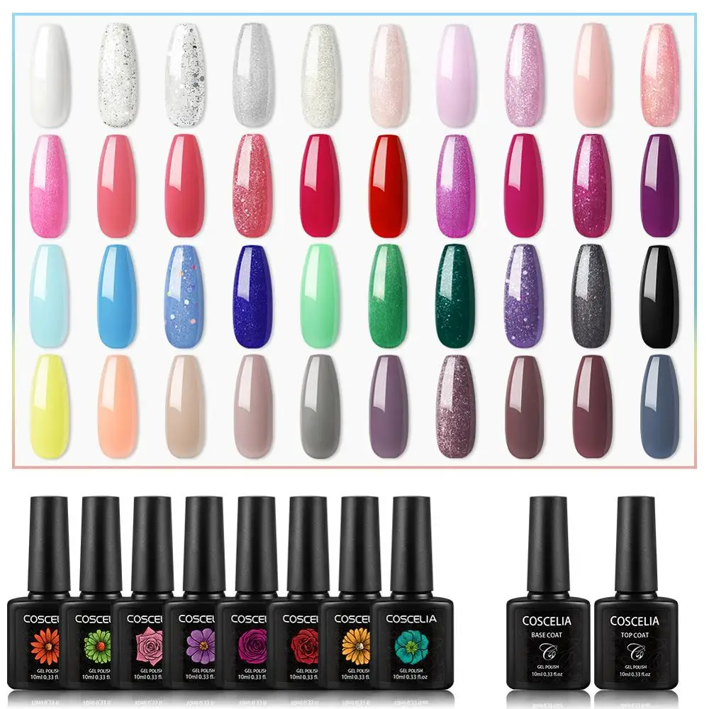 Набор для маникюра набор ногтей гель Гибридный лак впитывающий УФ светодиодный