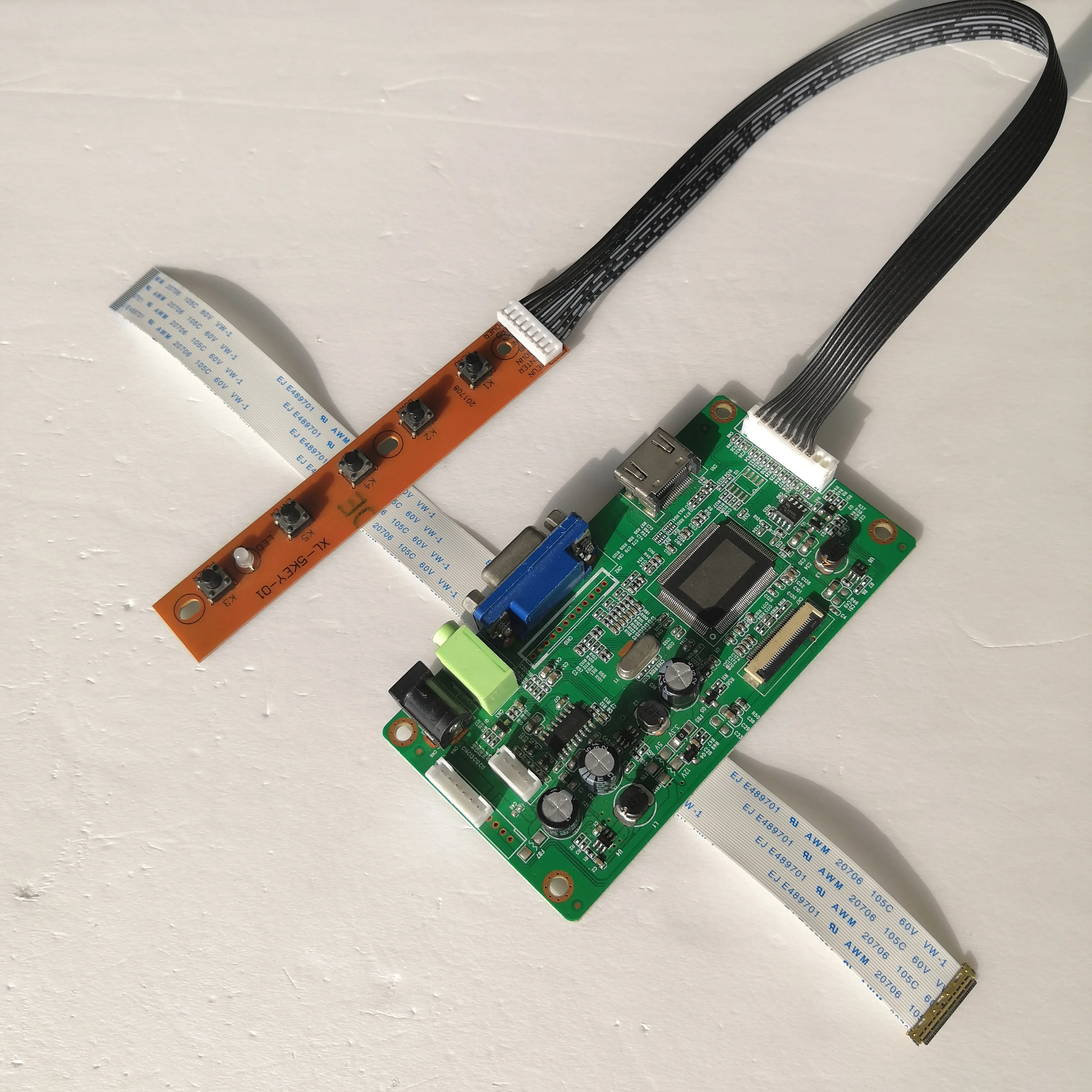 

Комплект платы контроллера для драйверов LTN156HL07-401, 1920 × 1080, VGA LCD EDP, сделай сам, 30-контактный экран, монитор 15,6 дюйма