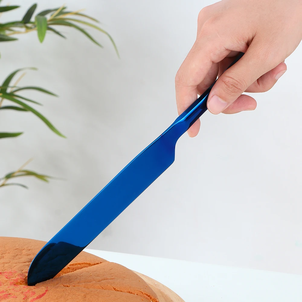 1 шт. нож лопатка для торта розовое золото из нержавеющей стали пирога пиццы сыра