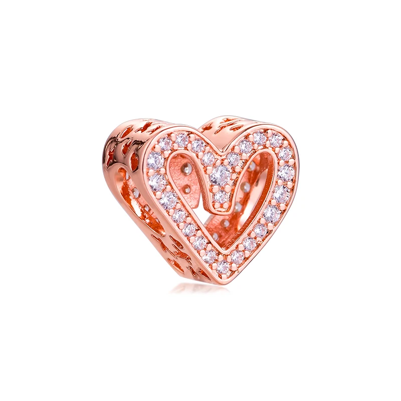 Шармы подвески CKK All My Heart 925 оригинальные подходят для браслета Pandora бусины из