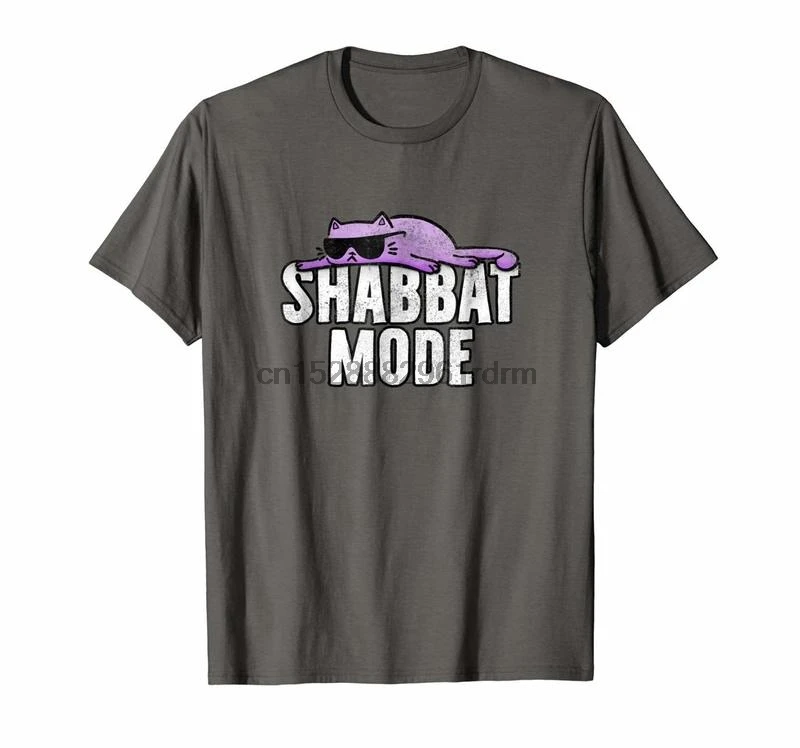 

Clothing Shabbat Mode T Shirt Judaism Rest Day Cat Shirt 6770