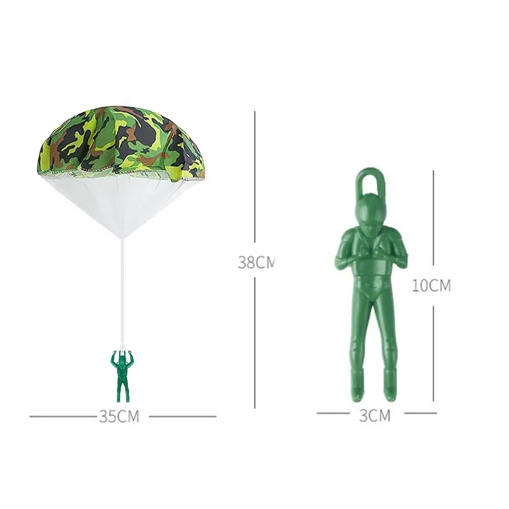 

Mini Hand Throwing Parachute Kids Outdoor Funny Toys Game Play Educational Toys For Children Fly Parachute Sport Soldier Toys