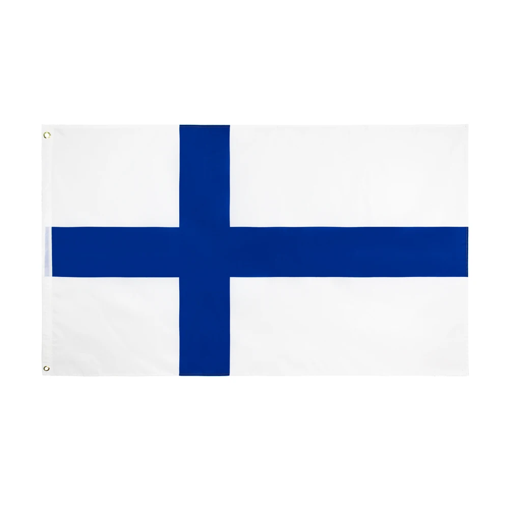 Флаг 60x90 90x150 см синий крест Suomen Tasavalta Suomi Fin Finland Flag | Дом и сад