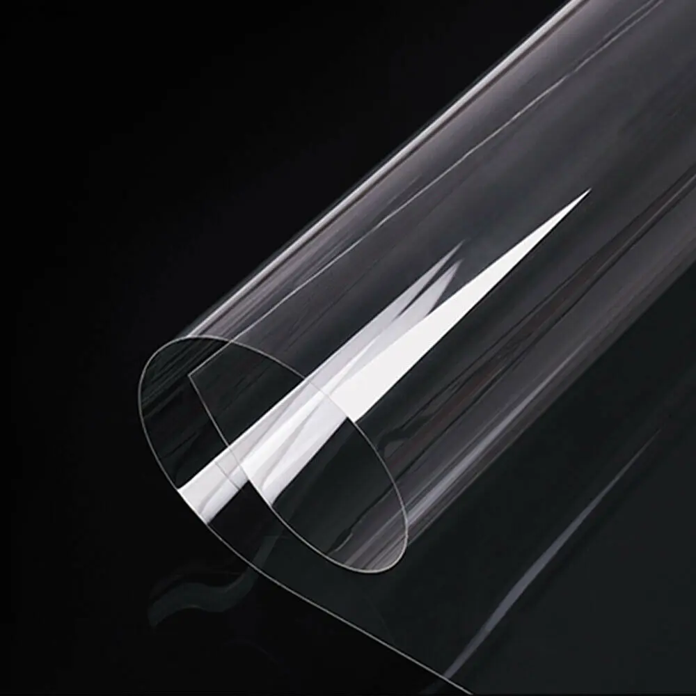 50*120 см рулон прозрачная ультра-Прозрачная ПВХ ткань мягкая стеклянная