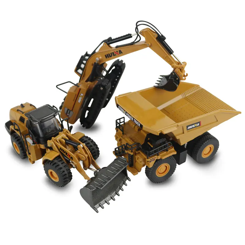 Высокий симулятор 1:60 литый экскаватор Navvy самосвал грузовик Скакалка автомобиль