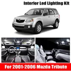 12 шт., светодиодные лампы для салона автомобиля Mazda 2001-2006