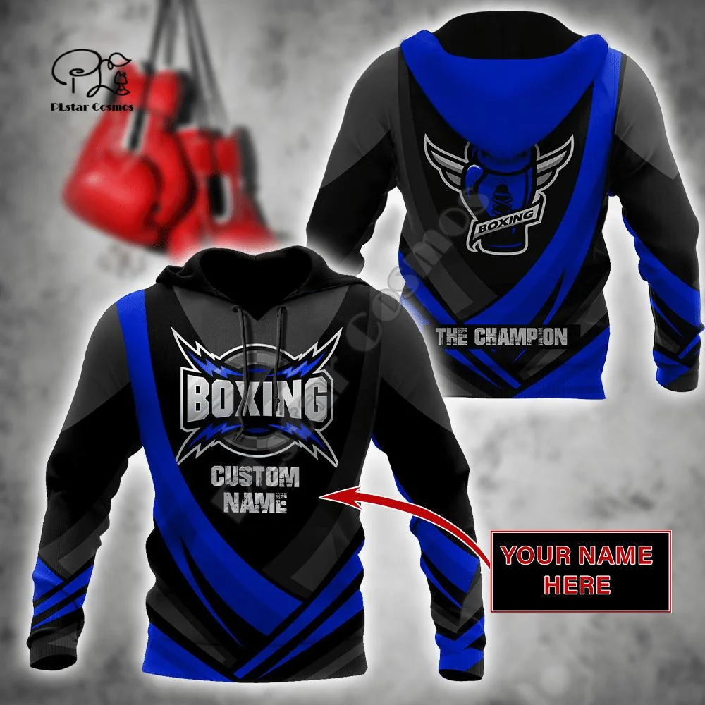 NewFashion Cosplay Sports Boxing Fighting Champion Sportswear Tracksuit 3DPrint Men/Women Funny Autumn Casual Jacket Hoodies B-8