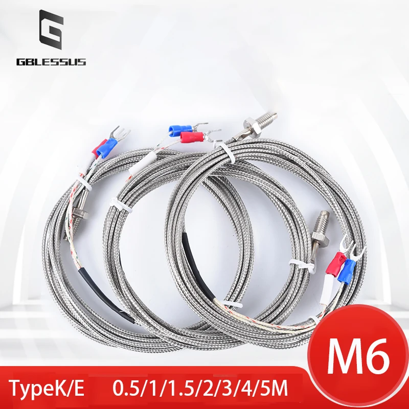 

Термопара GBLESSUS тип K/E 0-800℃ 0,5/1/1,5/2/3/4/5 м