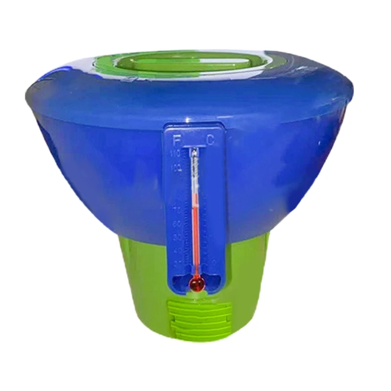 

J2FF 8Inch Chemical Floater Tablet Floating Chlorine Bromine Dispenser Swimming Pool Automatic Dosing Device Tool