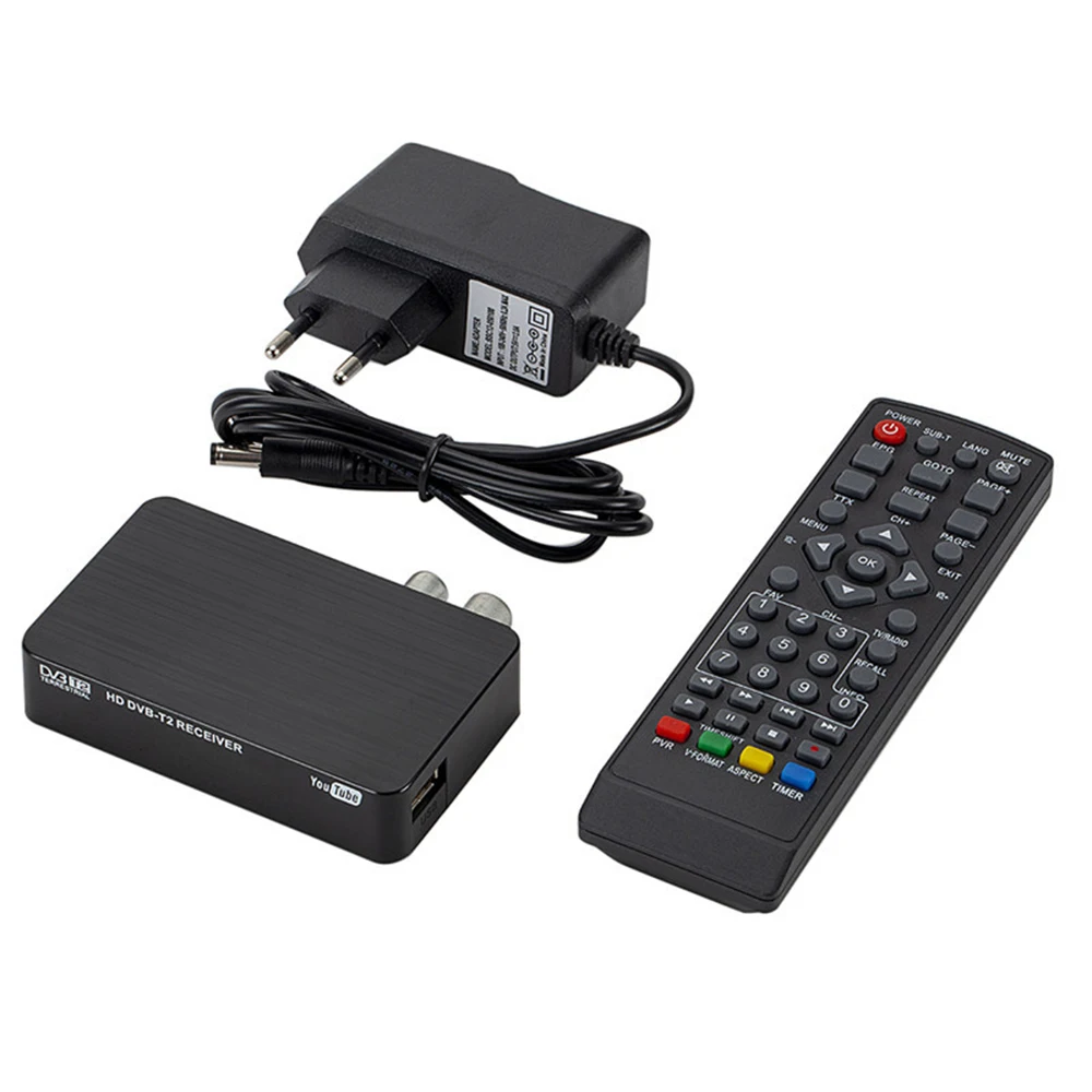 Мини DVB T2 Full HD 1080P цифровой наземный ресивер T MPEG 4 ТВ тюнер Поддержка 3D интерфейс