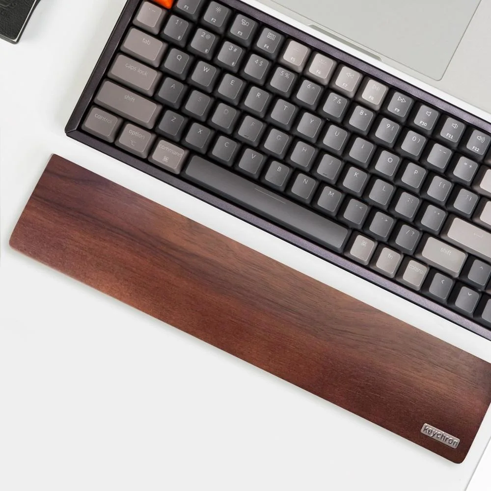 

Keychron K2/K6 Wooden Palm Rest for Bluetooth Mechanical Keyboard