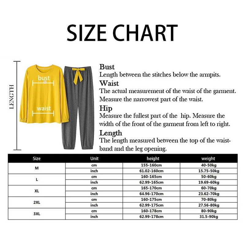 

Winter Sleep Lounge Pajama Long Sleeve Top + Long Pant Pajama Set Cartoon Pyjamas Cotton Sleepwear Women M L XL XXL XXXL