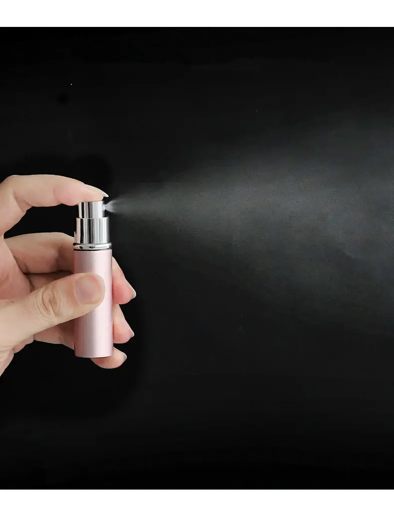 10 шт./лот 12 мл стеклянный бак портативные флаконы для духов анодированный