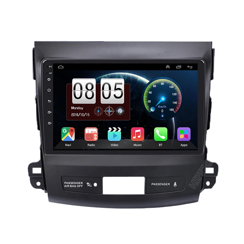 Автомобильный DVD мультимедийный плеер для Mitsubishi Outlander XL 2005-2014 2din Android 10 радио