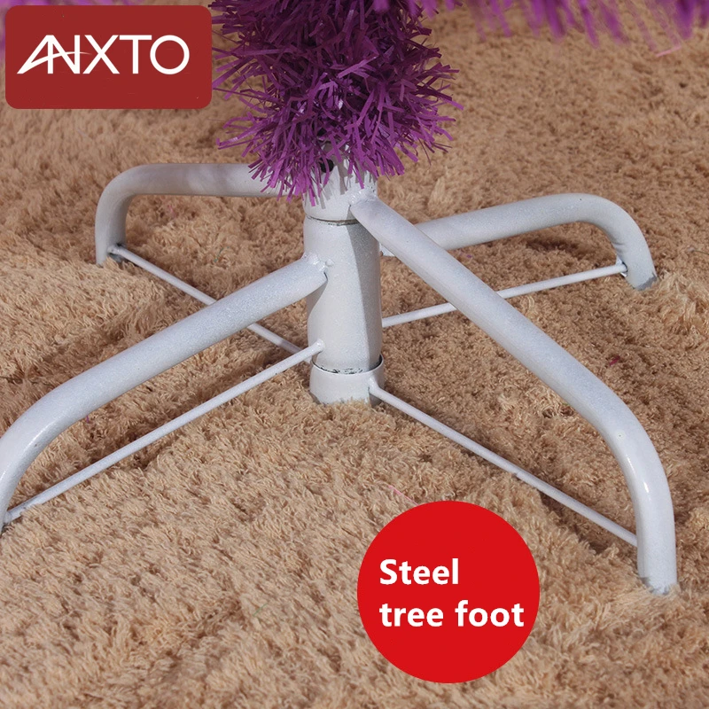 150 см украшения для рождественской елки фиолетовое золото рождественские дома