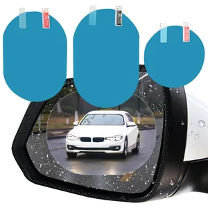 2 Pcs Car sticker Rainproof Film for Car Rearview Mirror Car Rearview Mirror Rain Film Clear sight in rainy days Car film