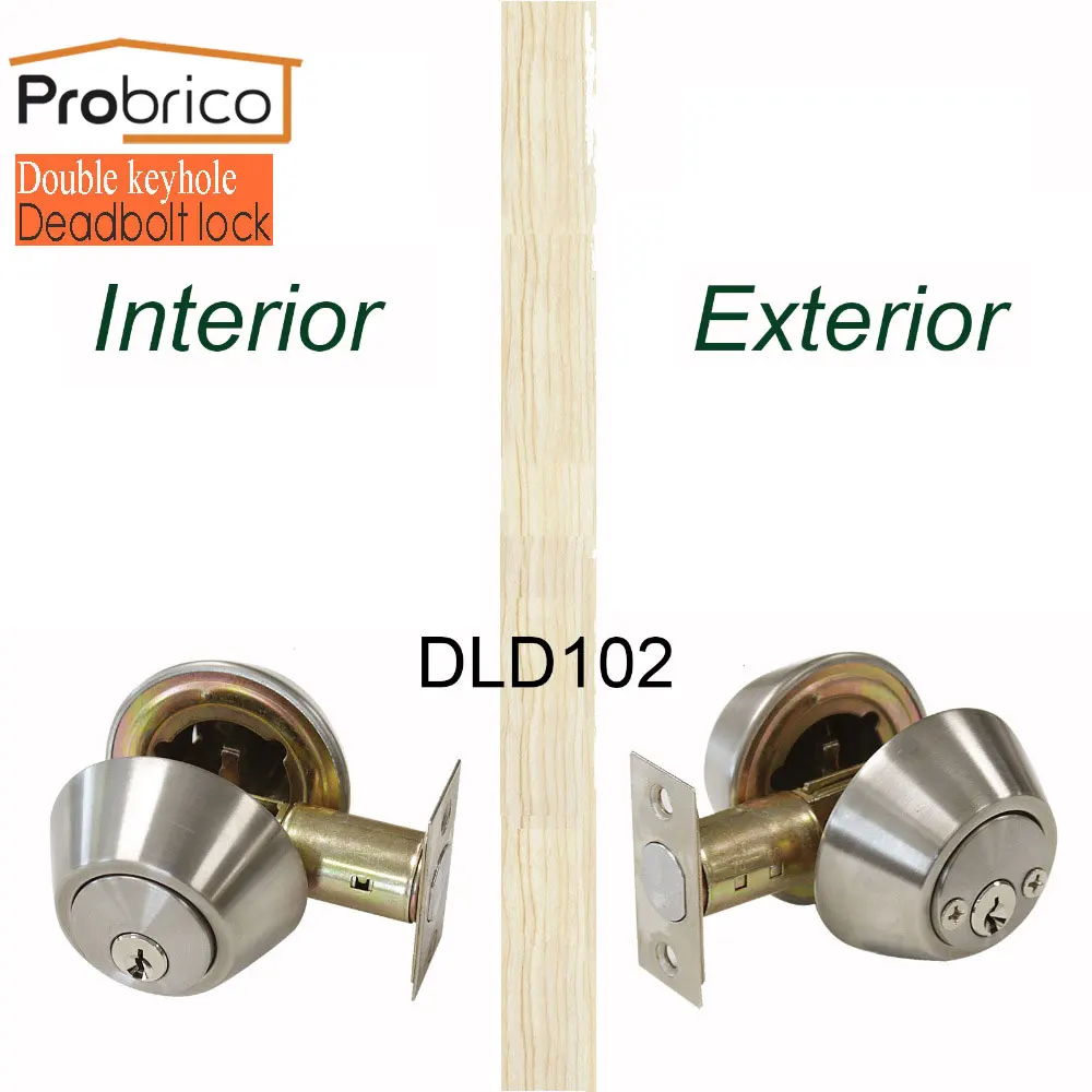 Probrico потайные дверные замки встраиваемые ручки для межкомнатных дверей
