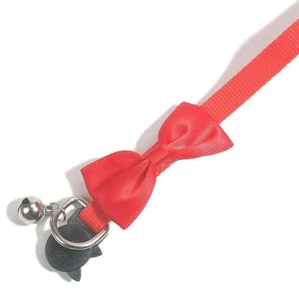 Модный новый ошейник бант для домашних животных нейлоновая тесьма многоцветная