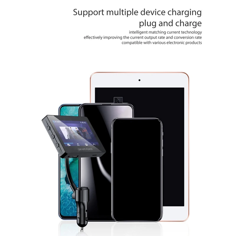 

Car FM Transmitter 4.3Inch MP5 Player Car Audio Auto Audio Car Stereo MP5 Bluetooth USB TF FM M5