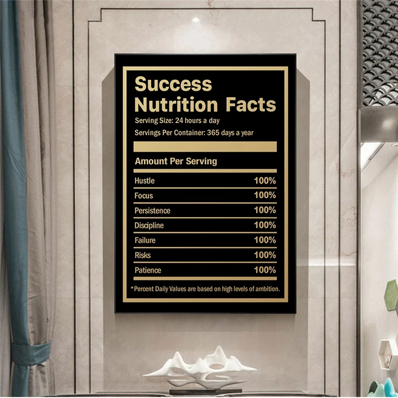 HD Печать на холсте искусство вдохновляющие успехи Цитата мотивационные цитаты