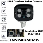 XM535AI + SC3235 IP внешняя фотовспышка 3 Мп 2304*1296 IRC VMS XMEYE ONVIF P2P радиатор обнаружения движения IP66 водонепроницаемый