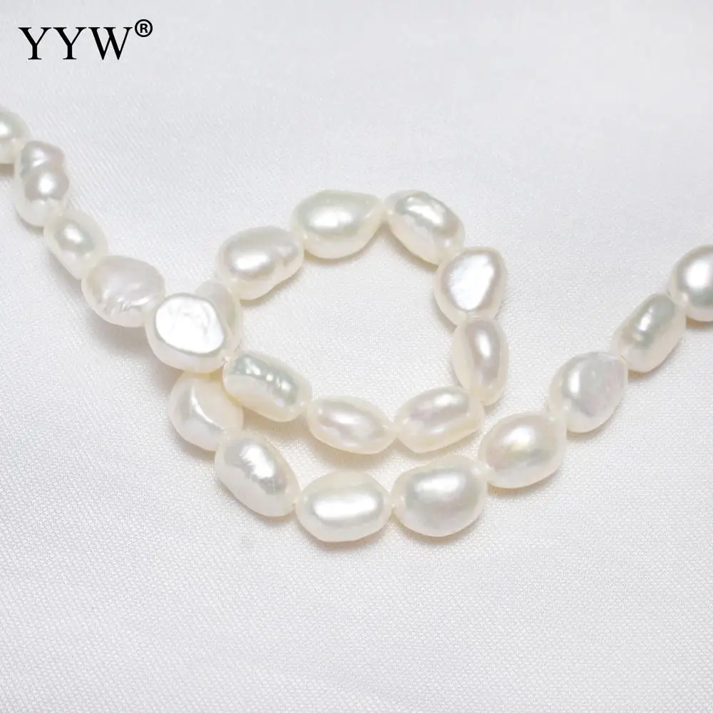 Бусины из пресноводного жемчуга в стиле барокко 15 5 дюйма 8-9 мм AA 100% натуральный