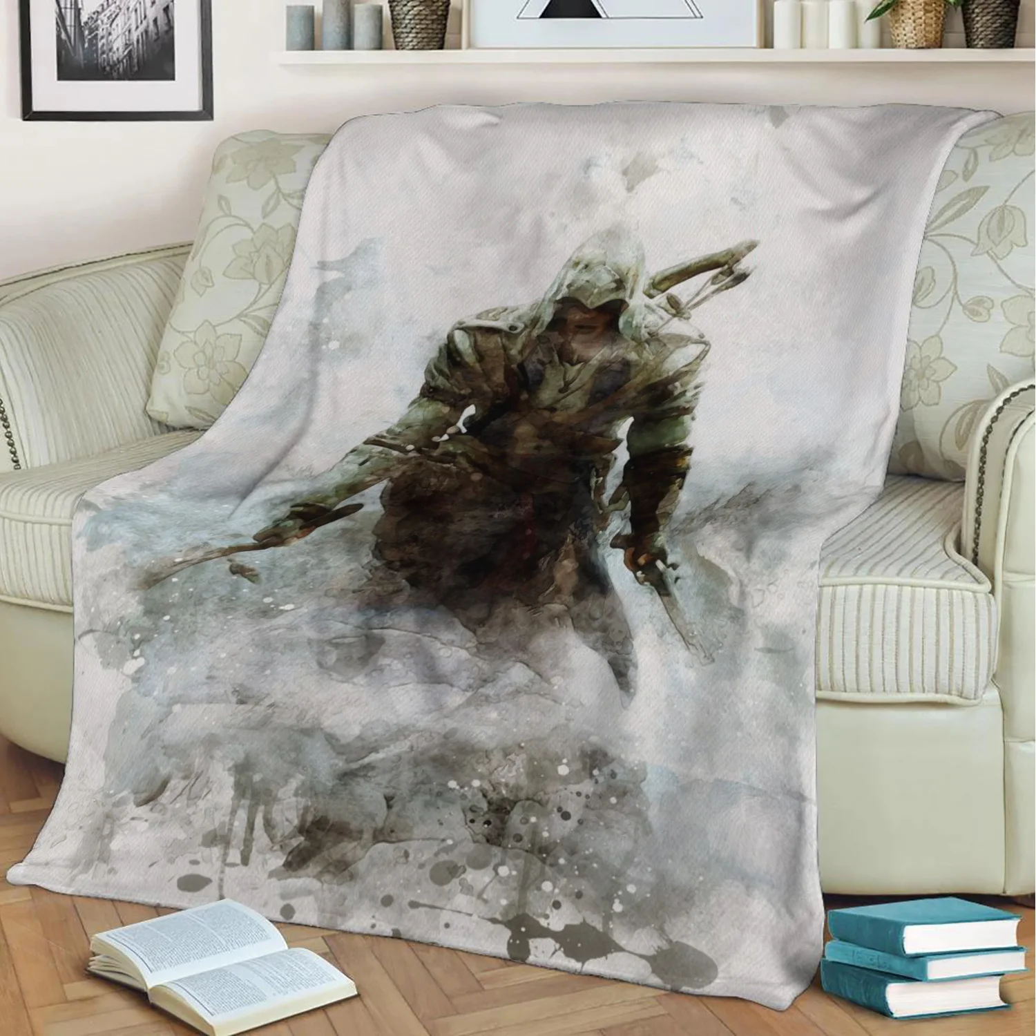 Assassins Creed III 3D Принты Плюшевые Одеяло пледы на диван домашний декор мягкие теплые