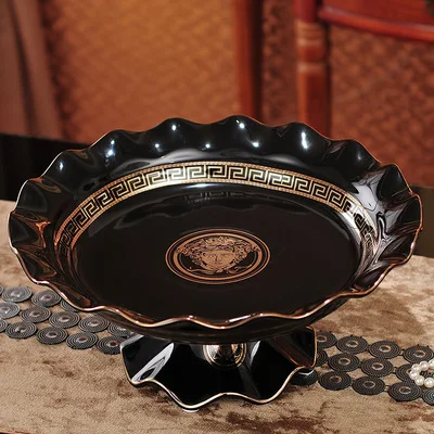 style 6 fruit bowl Коробка для салфеток керамический держатель для бумаги для ванной комнаты фруктовая чаша Пепельница держатель для салфеток гостиная украшение дома аксессуары для офисного стола - Цвет: style 6 fruit bowl