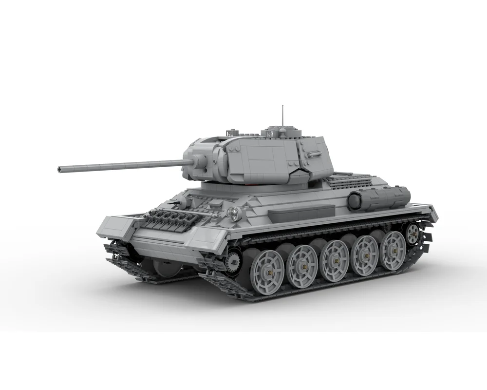 

Конструктор Legoins lepins, Военная серия, технология MOC, T-34/85, танк с дистанционным управлением, сборная игрушка для мальчика, подарок на день рожд...