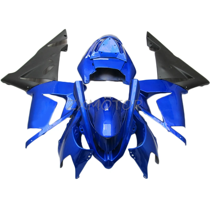 

Синие и черные Обтекатели для Kawasaki Ninja ZX10R 2004 2005, сменные Обтекатели для кузова zx10r 04 05 UI07