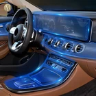 Для Mercedes Benz класса Е W213 2019-2020 интерьер автомобиля центральной консоли прозрачная защитная пленка TPU Анти-Царапины аксессуары