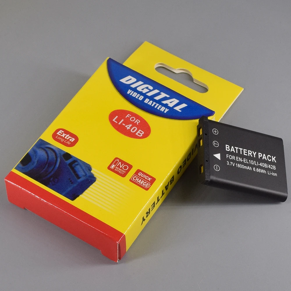 Аккумуляторная батарея PALO для камеры Olympus Li-40B Pentax Li-42B Fuji Nikon D-Li63 40B 42B Li40B 3 7 в NP-45 |
