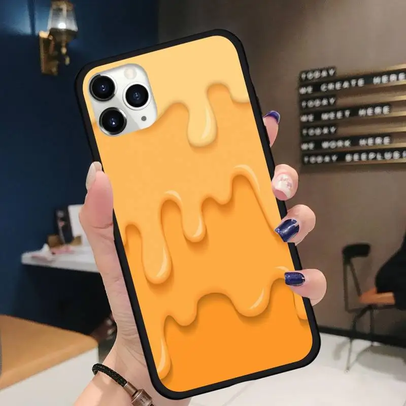

Cute and personalized chocolate jam Phone Case for iPhone 11 12 pro XS MAX 8 7 6 6S Plus X 5S SE 2020 XR Soft silicone
