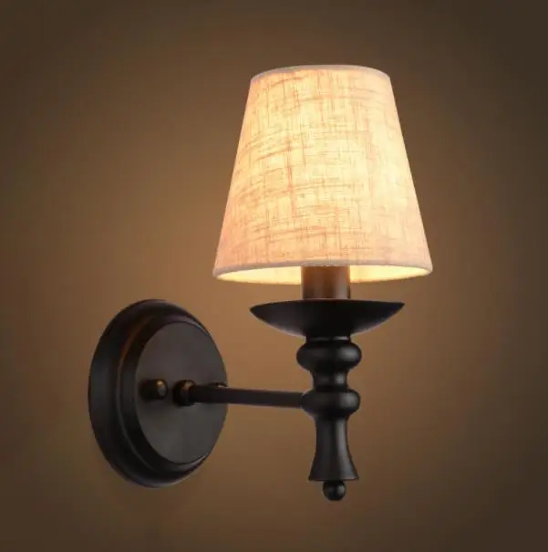 Современное настенное бра в американском сельском стиле ретро декоративные