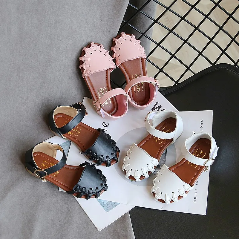 Детские сандалии новые летние туфли для девочек детские стразы из искусственной