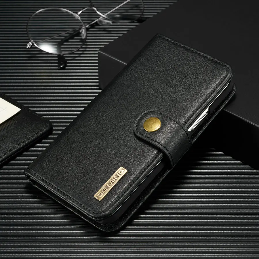 DG. MING Ретро Магнитный 2 в 1 чехол-кошелек для iPhone 11 Pro роскошный Съемный кожаный чехол-накладка для iPhone 11 Pro Max чехол