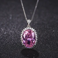 diaspore gemstone pendant for women solid 925 sterling silver water drop diaspore necklace promise new fine jewelry