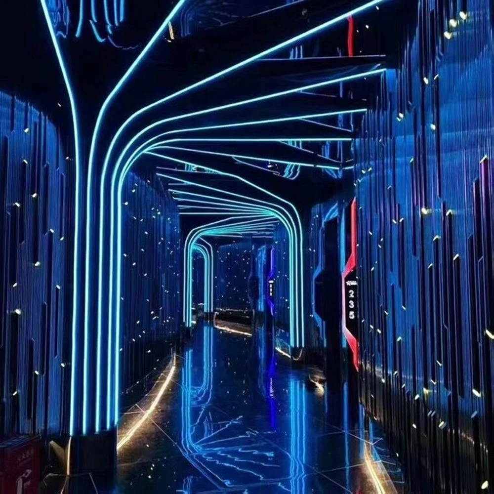 WS2811WS2812B WS2813 WS2815 RGBW LED Neon Rope Tube Silicone Gel Flexible Strip Light Soft Lamp Waterproof IP67 For Room | Лампы и