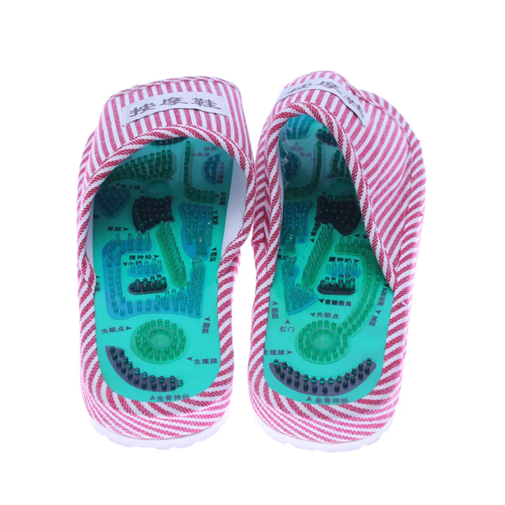 1 пара точки стопы массажные тапочки точечный массаж Магнитный Рефлексология