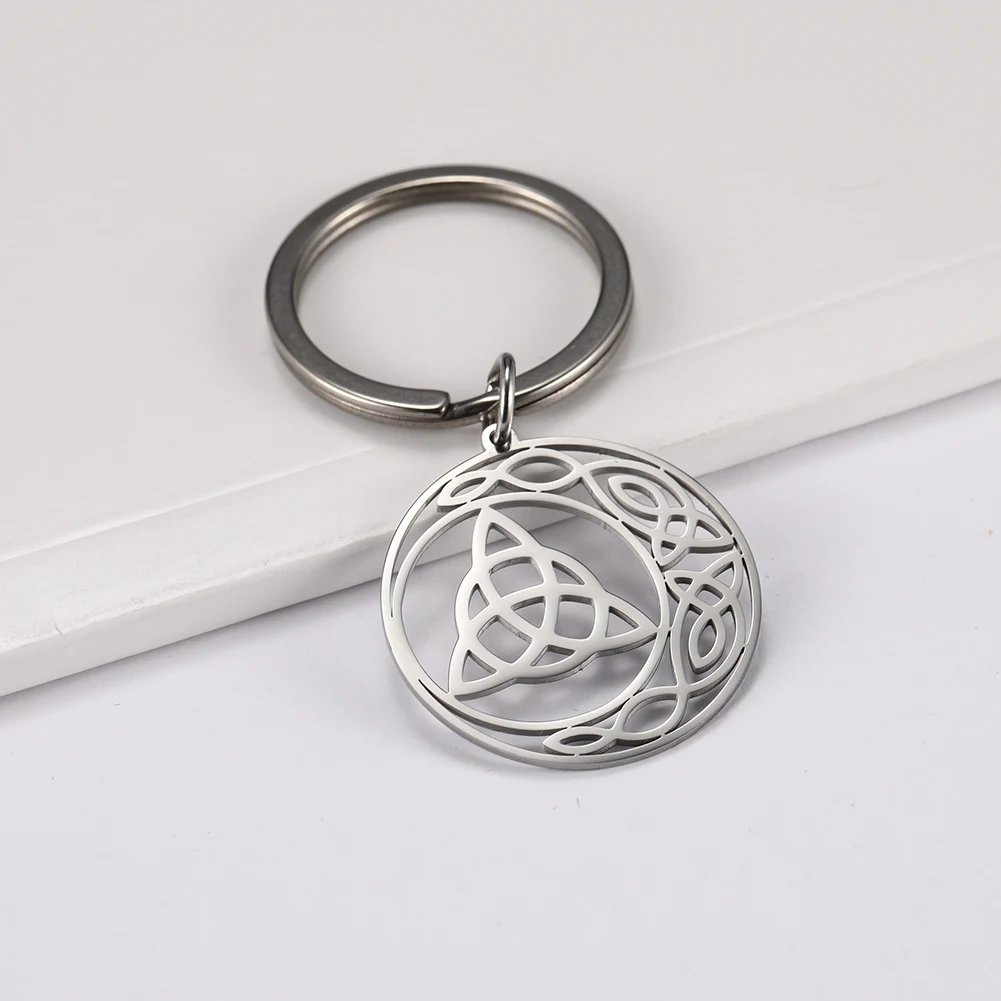Винтажный религиозный кулон с пентаграммой брелок из нержавеющей стали вырезами