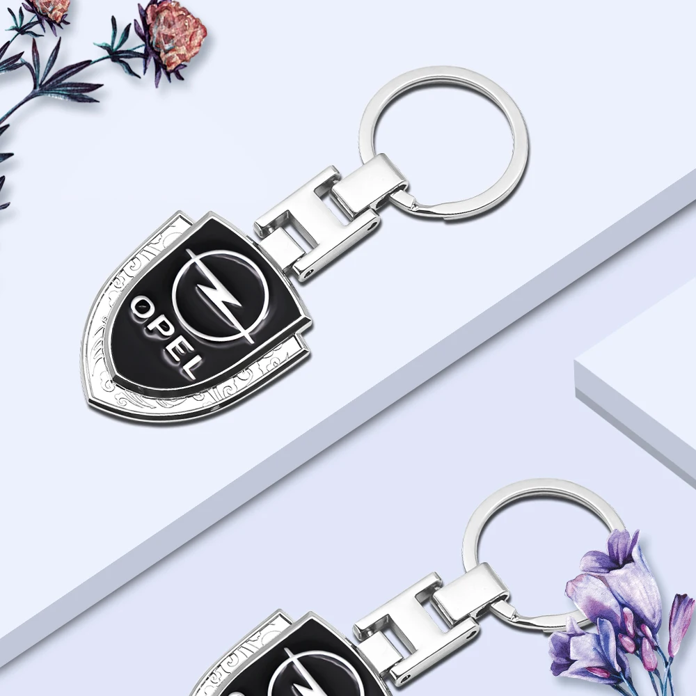 

1Pcs Car Logo Metal Keychain Key Ring Auto Decoration Keys Chain for Opel Astra H G J Corsa No3 Magentis Borrego's Accessories