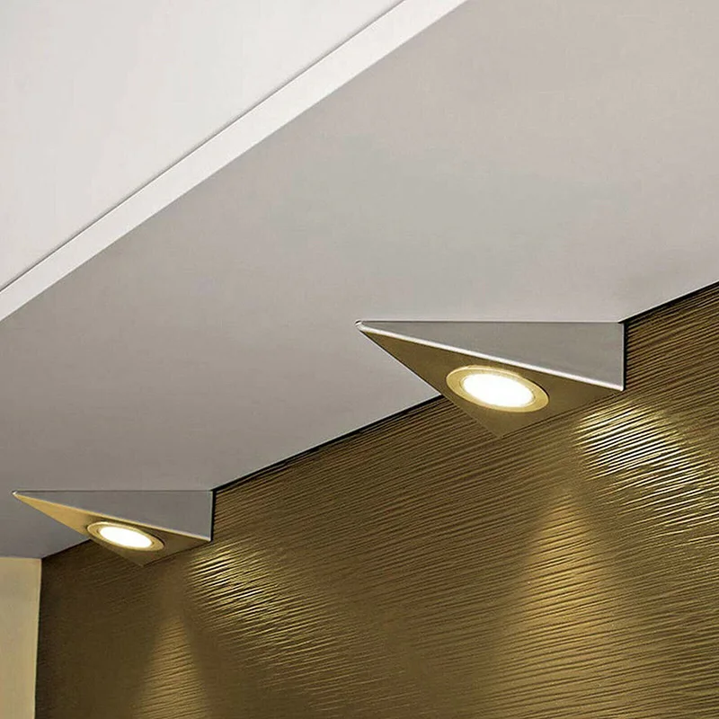 

LED power supply kitchen under cabinet cabinet triangle light