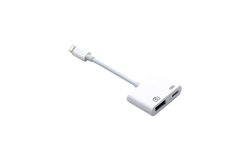 OTG адаптер для Iphone Lightning к USB кабель зарядки и передачи данных карта клавиатуры