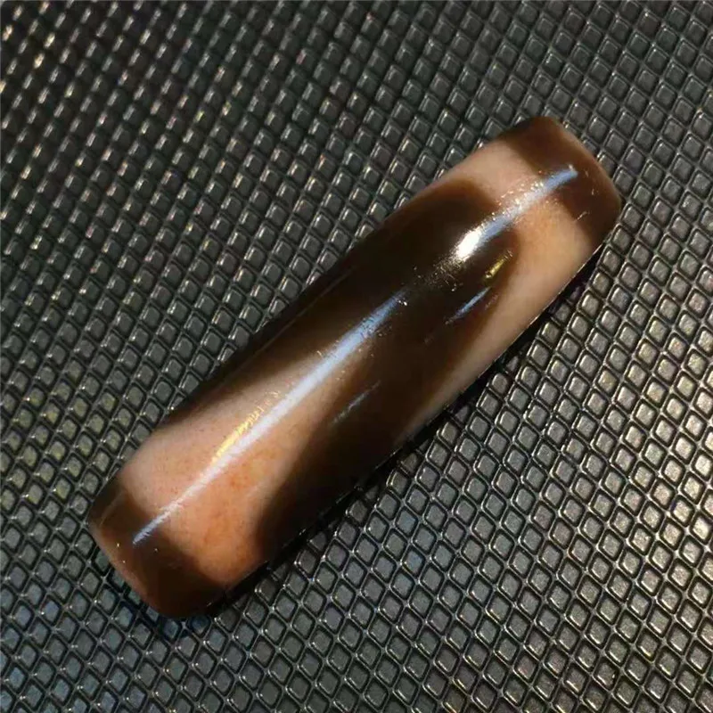 

210603-2 высокомасляный циннабар чистый натуральный агат таинственный тигровый зуб амулет тибетские Dzi бусины для Народной коллекции