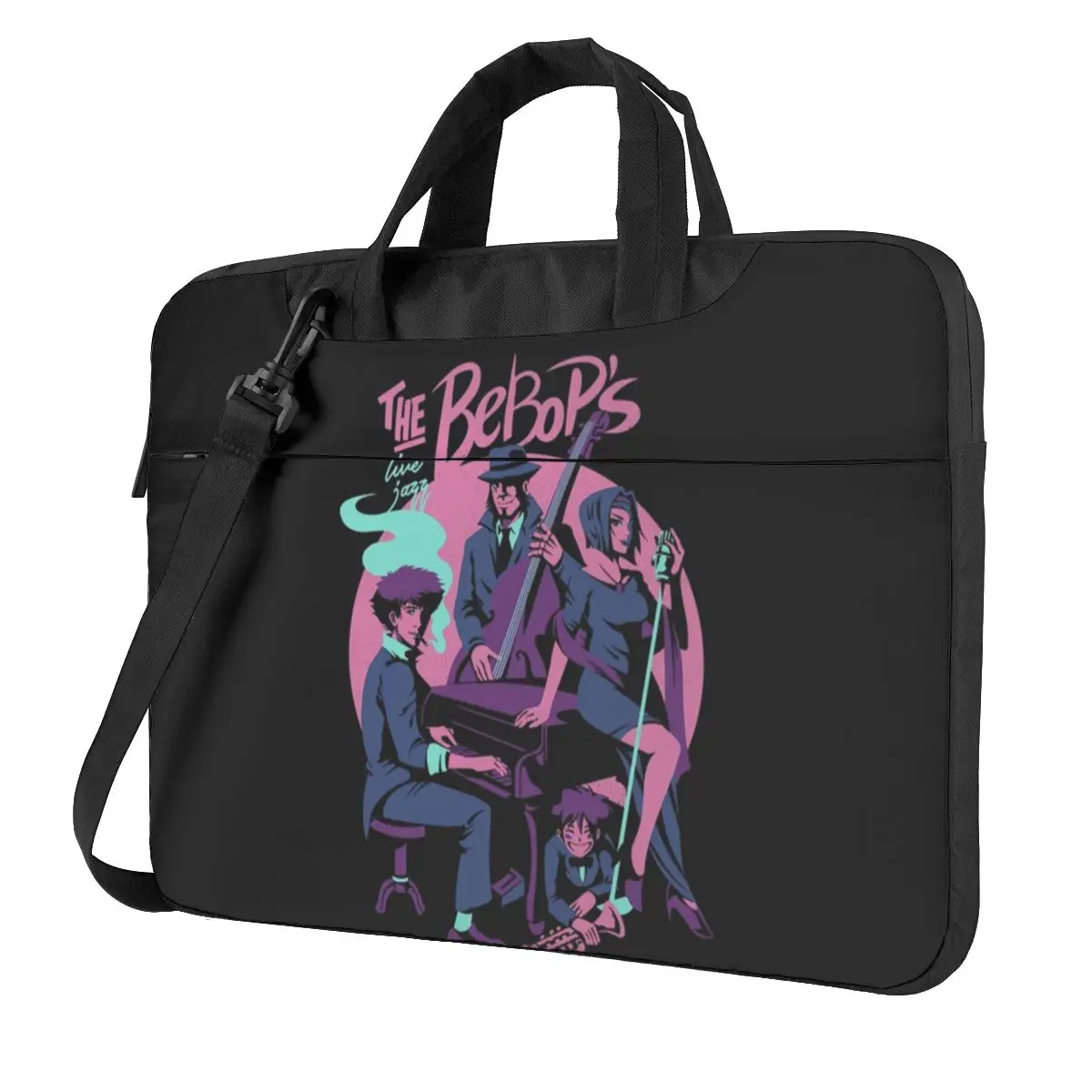 

Cowboy Bebop Laptop Bag Case Japanese Anime Messenger Shockproof Computer Bag Kawaii Travel Laptop Pouch