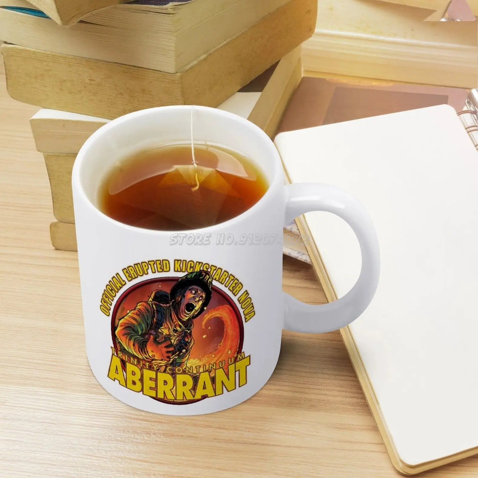 Aberrant Coffee Mugs Ceramic Mug Tea Cup Custom Cup Personalized Maman Gift Aberrant Continuum Tom Fleming Continuum