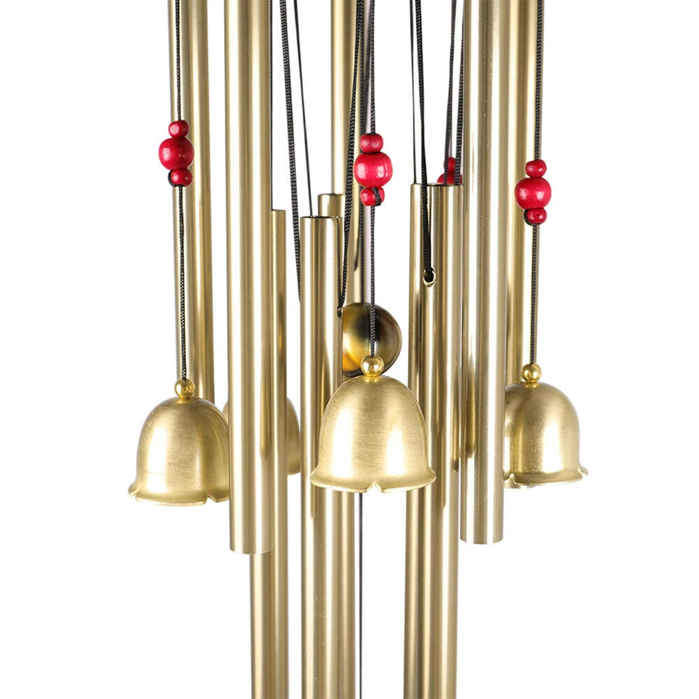 Антикварные резонансные колокольчики с 10 трубками подвесные для гостиной