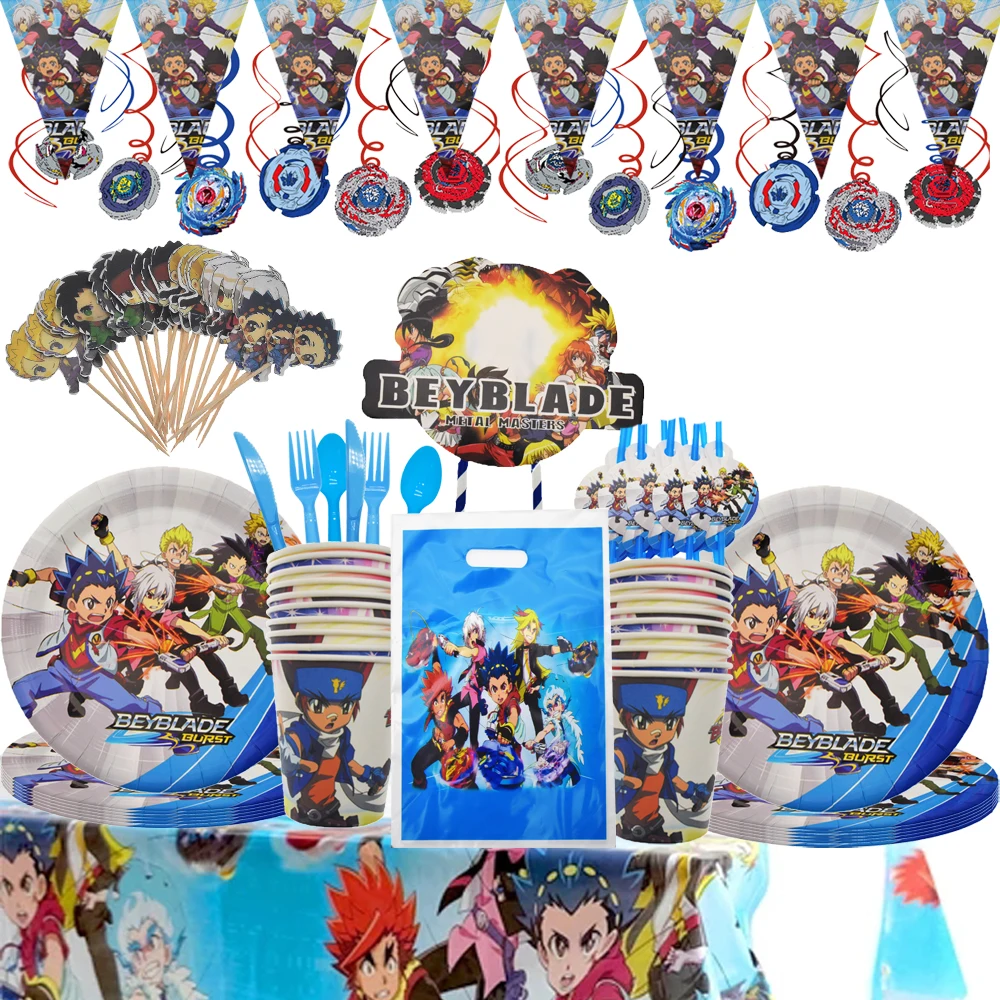 Chicos favores Kai Watch Land tema pastel Bandera de ba&ntilde;o para beb&eacute; placas vasos con pajita fiesta de cumplea&ntilde;os decoraci&oacute;n mantel-0