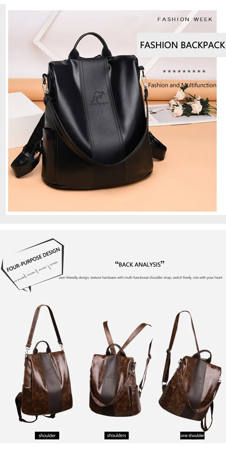 Женская сумка Mochila Masculina, Большая вместительная сумка через плечо, Модный повседневный рюкзак высокого качества, Женская многофункциональная сумка