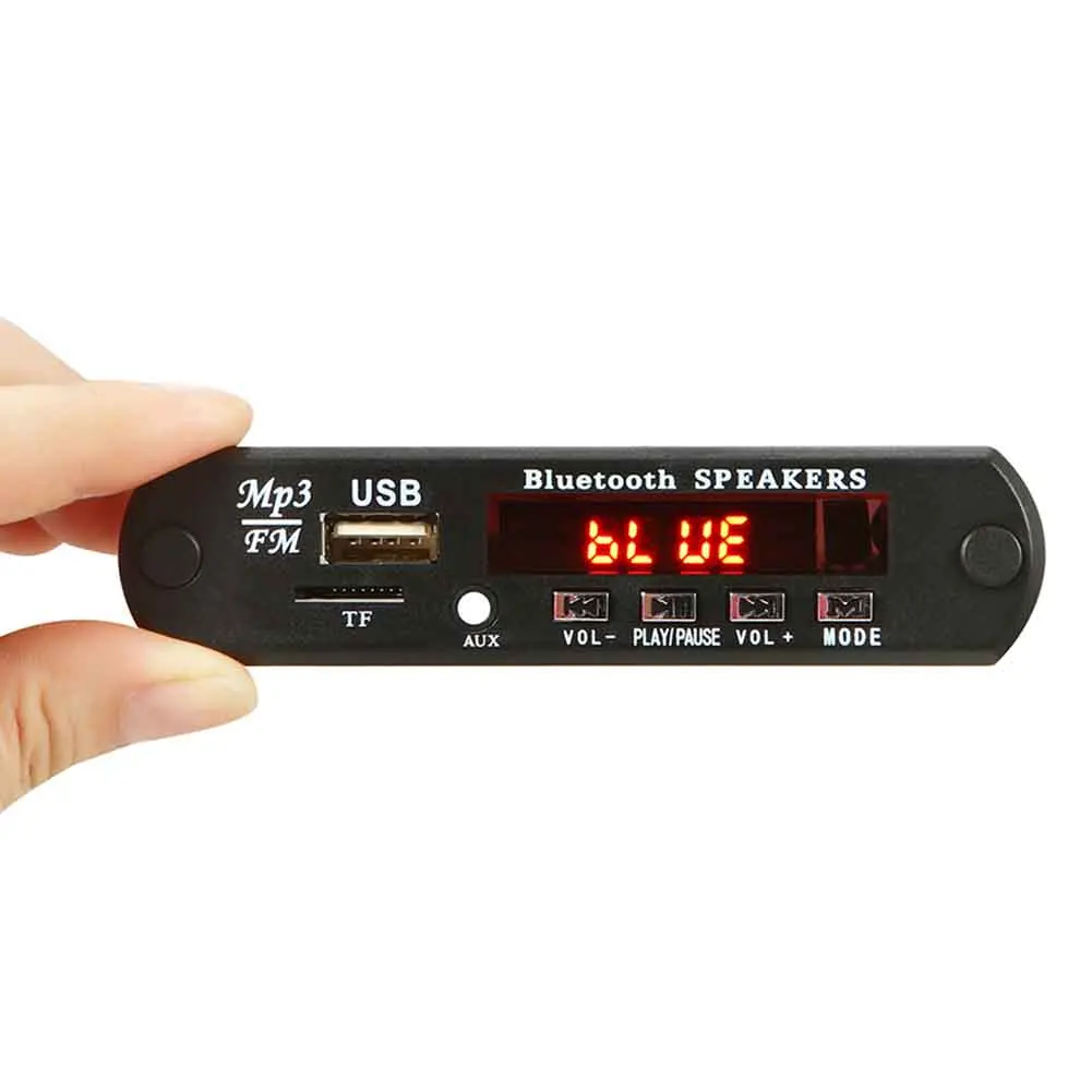 Аудио модуль FM радио 12 В mp3 плеер без потерь Aux USB Bluetooth декодер кабель для записи